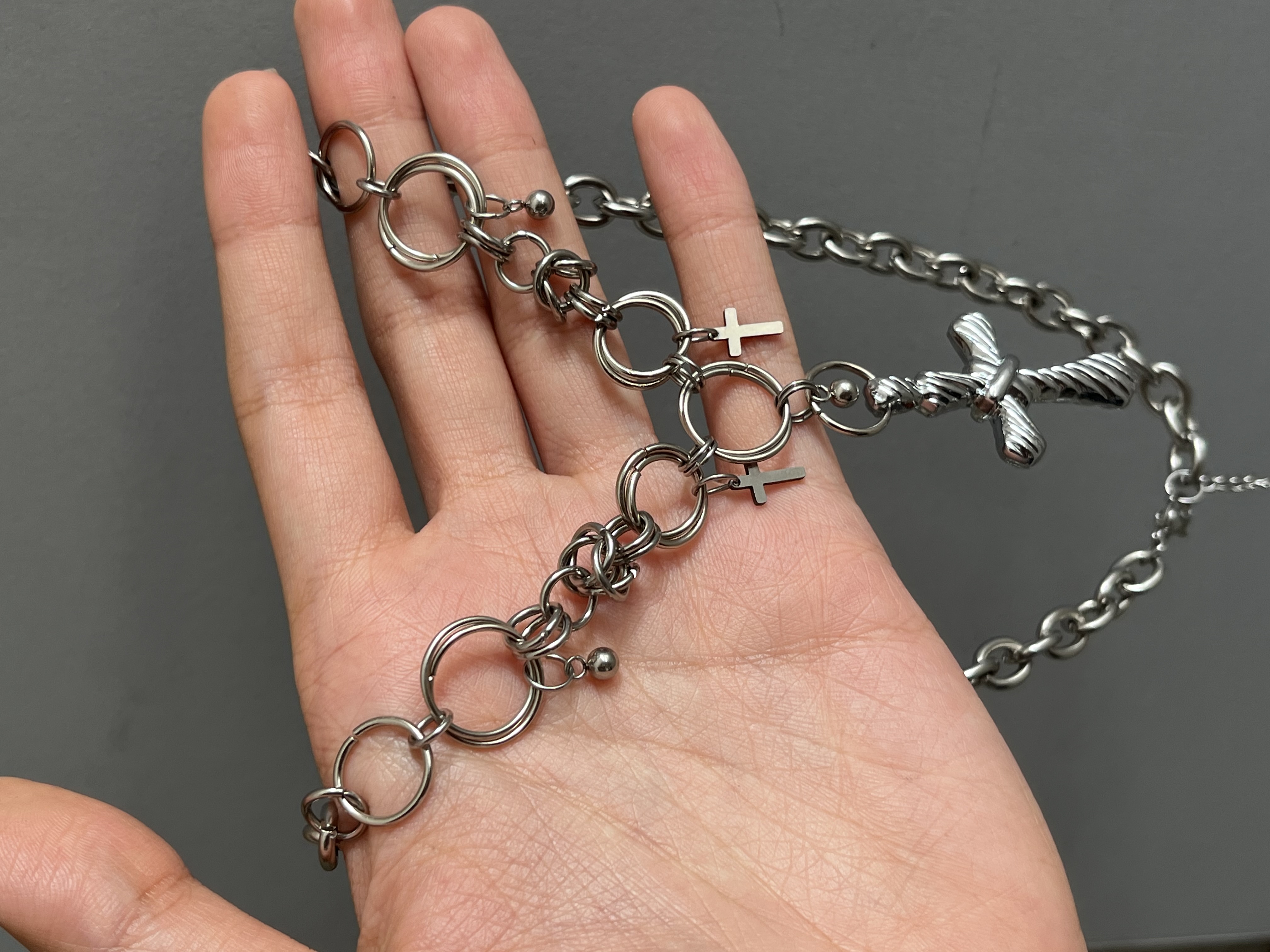 گردنبند مردانه صلیب هنری⛓️